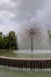 Houston, Texas: Buffalo Bayou Park, Wortham Fountain